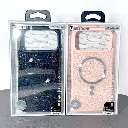 Case for iPhone 17 Pro 6.3 Maxguard Stylish Diamond MagFit