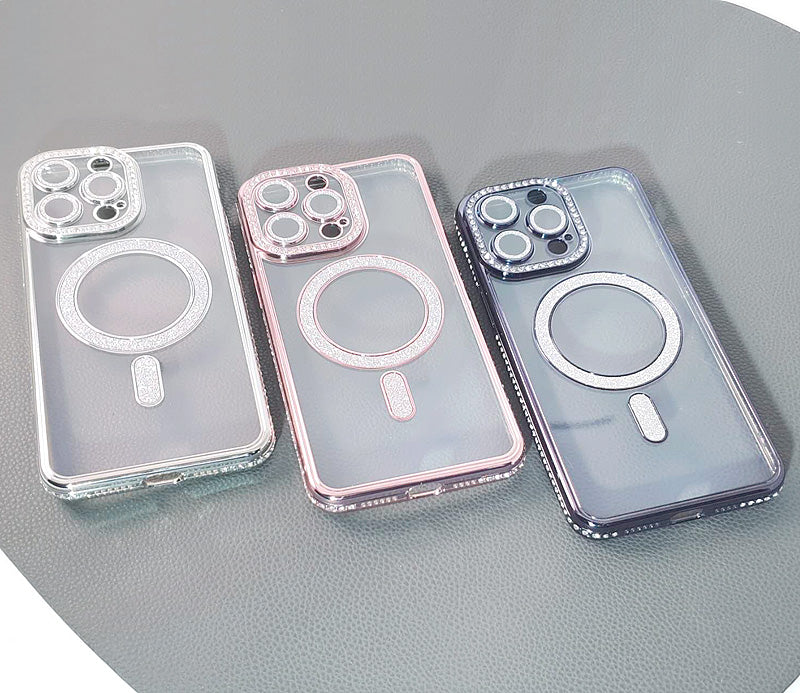 Case for Iphone 14 Pro 6.1 Kinglink Glitter Bling Design MagFit