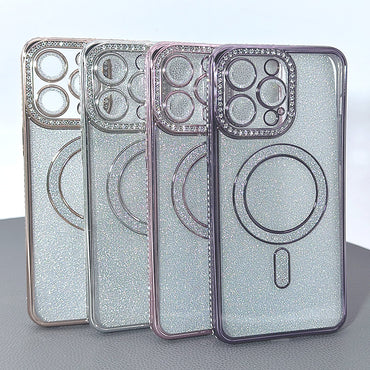 Case for Iphone 12 6.1 Kinglink Glitter Bling Design MagFit