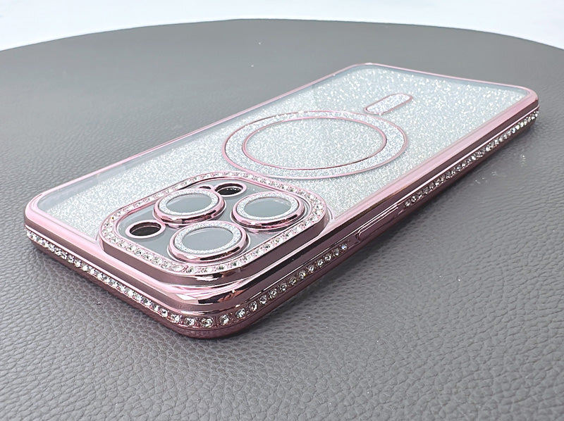 Case for Iphone 14 Pro max 6.7 Kinglink Glitter Bling Design MagFit