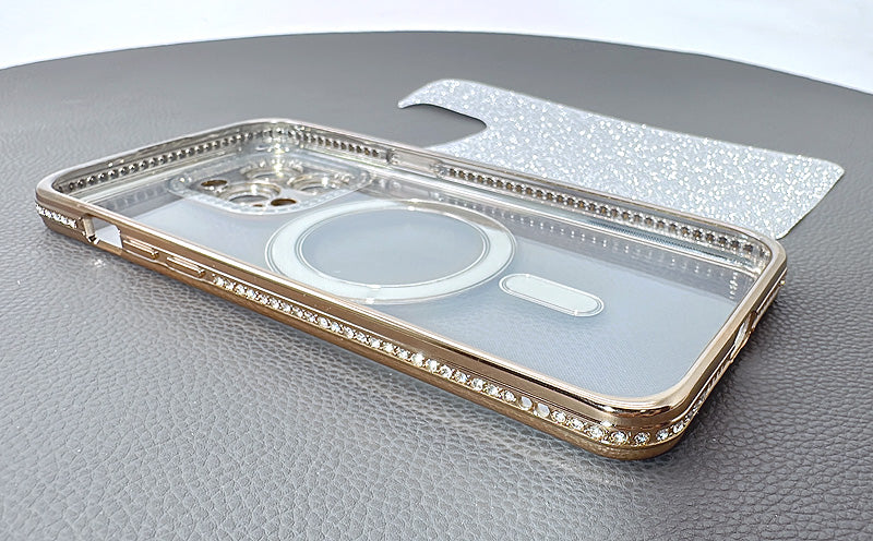 Case for Iphone 16 Pro 6.3 Kinglink Glitter Bling Design MagFit