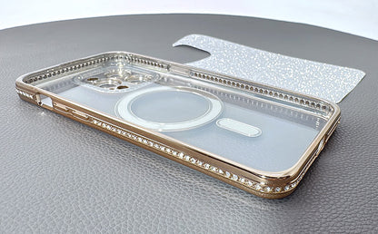 Case for Iphone 13 6.1 Kinglink Glitter Bling Design MagFit (16e/14 6.1 fit)