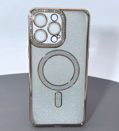 Case for iPhone 17 Pro max 6.9 Kinglink Glitter Bling Design MagFit