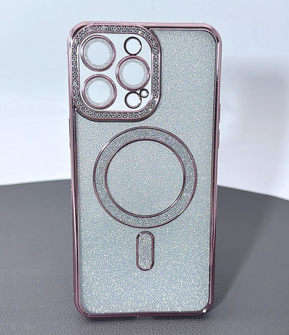 Case for iPhone 17 Pro max 6.9 Kinglink Glitter Bling Design MagFit