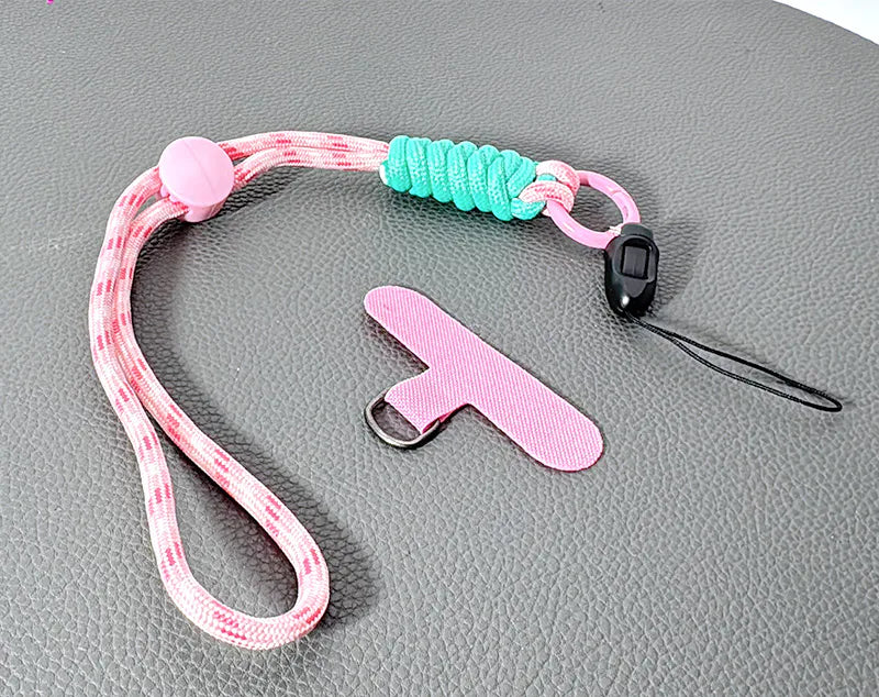 Kinglink woven short phone wrist Lanyard strap