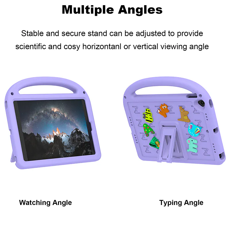 Case for iPad 11th (A16)/10th (A14) Cartoon Stand Letter