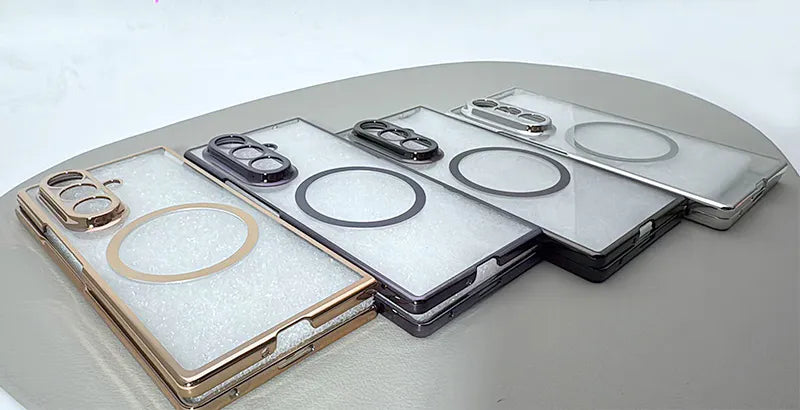Samsung Z Fold5 LuxeClear Plated Case