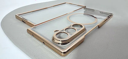 Samsung Z Fold7 LuxeClear Plated Case