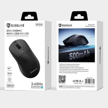 Maxguard M106 Ergonomic Wireless Mouse