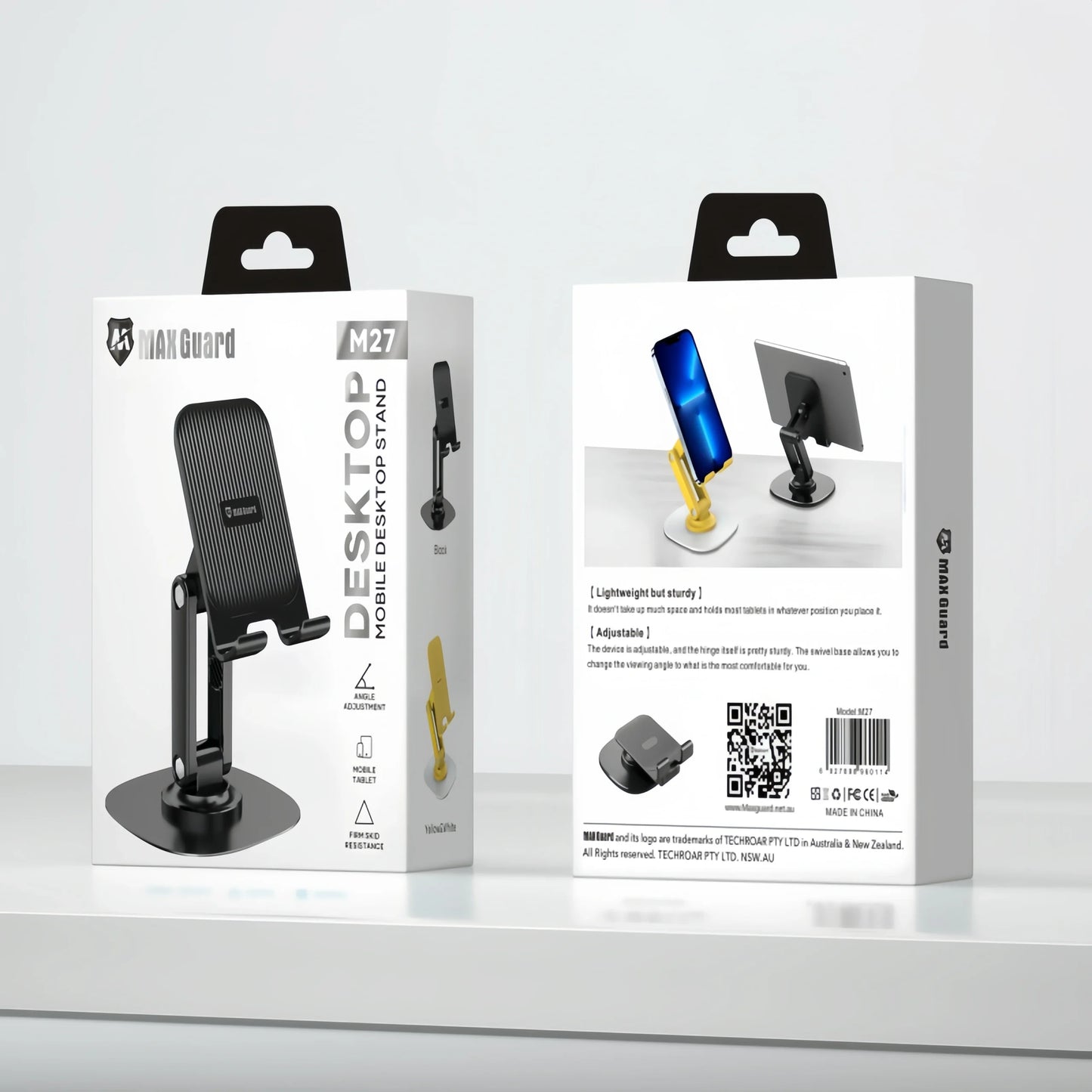 Maxguard M27 Adjustable Desktop Phone Stand