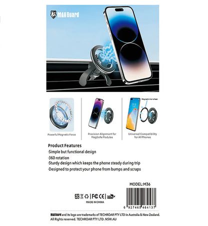 Maxguard M36 MagFit Car Air Vent Holder