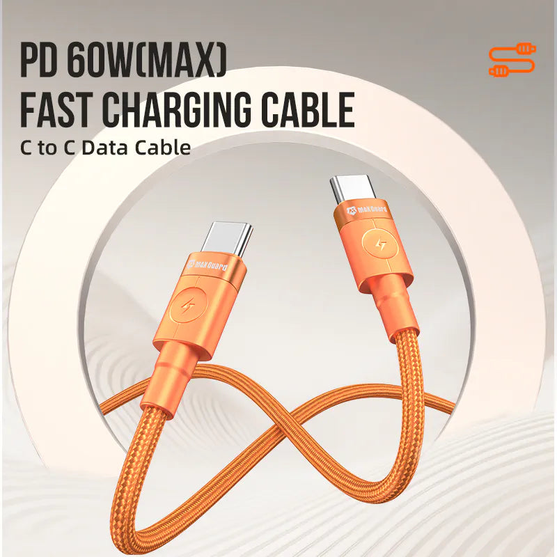 Maxguard M41ORC 1.2m Type-C to C Cable