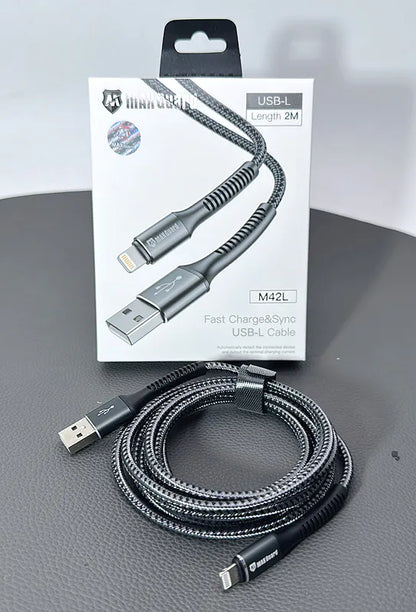 Maxguard M42L 2m USB-A to Lightning cable