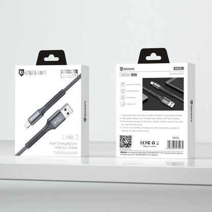 Maxguard M43L 3m USB-A to Lightning cable