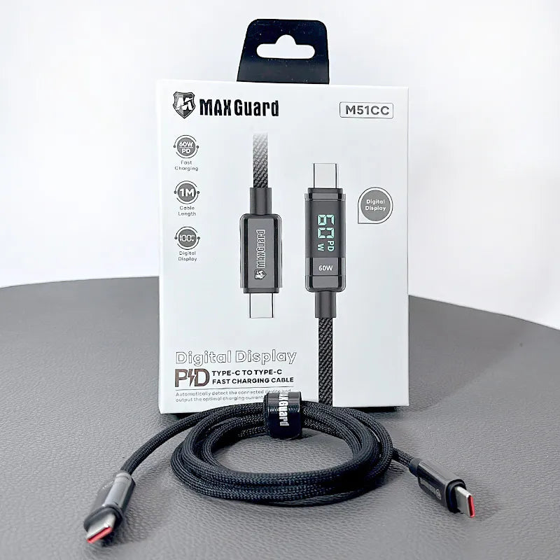 Maxguard M51CC 1m 60W Type-C to C Cable