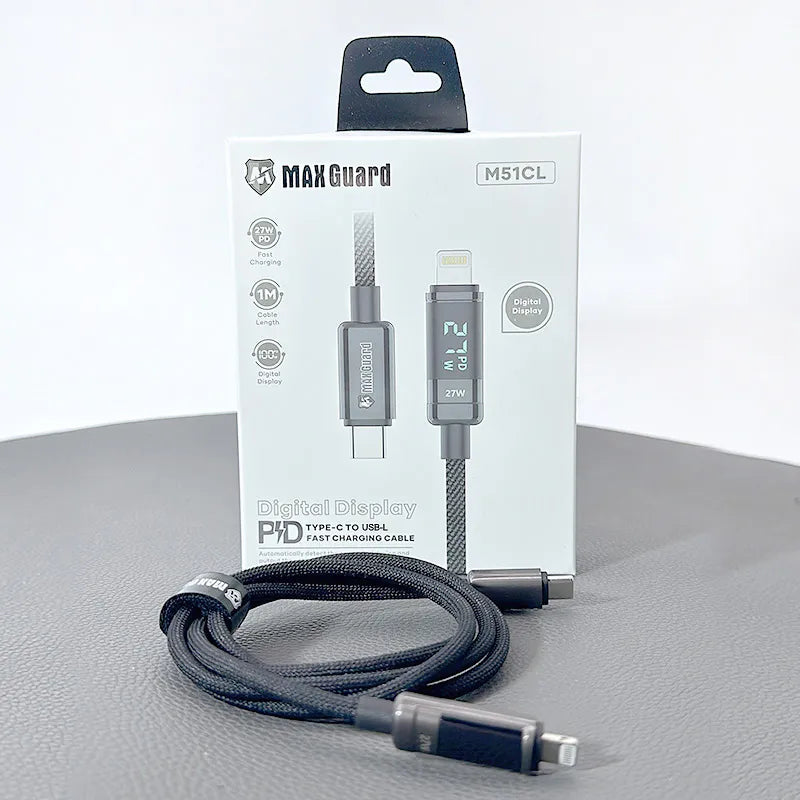 Maxguard M51CL 1m 27W Type-C to Lightning Cable