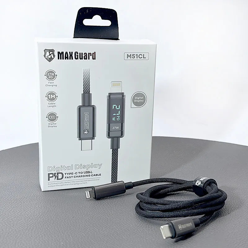 Maxguard M51CL 1m 27W Type-C to Lightning Cable