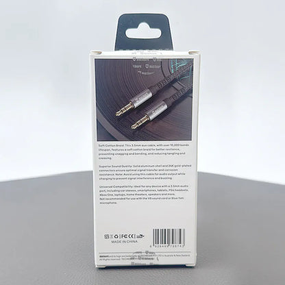 Maxguard MA01 Plug-and-Play 3.5mm AUX Cable (1.2m)