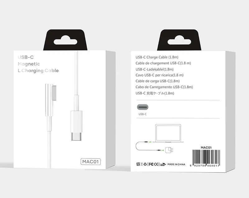 MagFit MAC01 1 L-Shaped Magnetic USB-C Cable