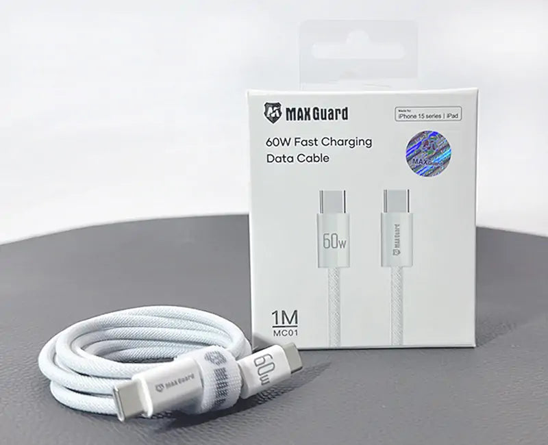 Maxguard MC01 1m 60W Type-C to C Cable