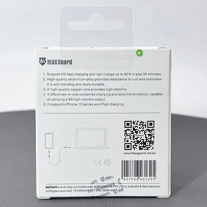 Maxguard MC02 2m 60W Type-C to C Cable