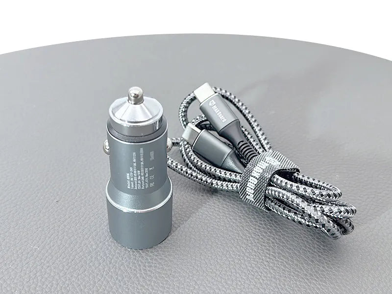 Maxguard MC036CC 38W USB A+C car charger with Type-C to C combo