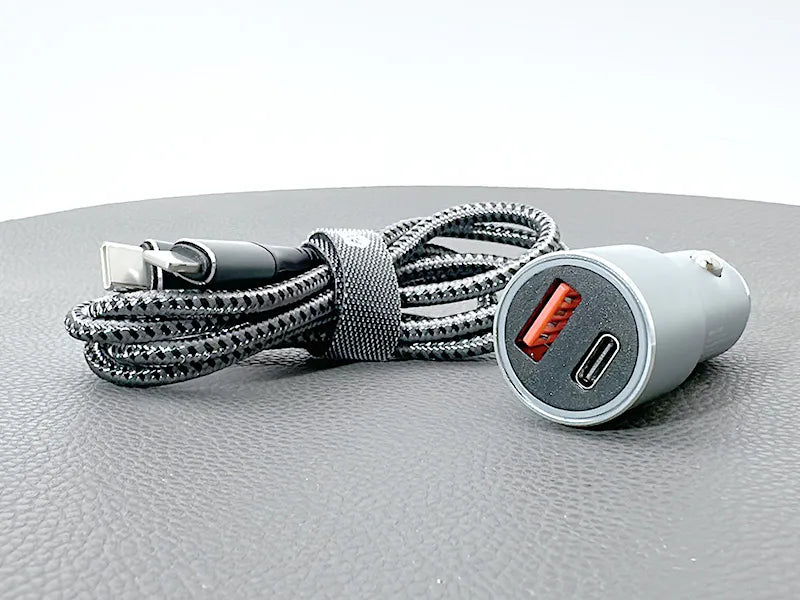 Maxguard MC036LC 38W USB A+C car charge with Type-C to Lightning combo
