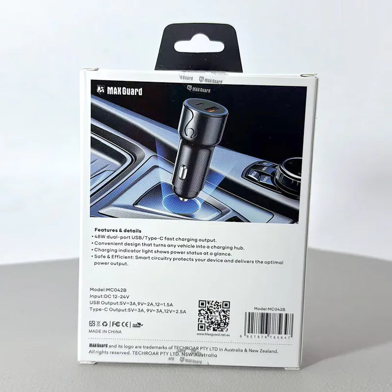 Maxguard MC042B Car Charger