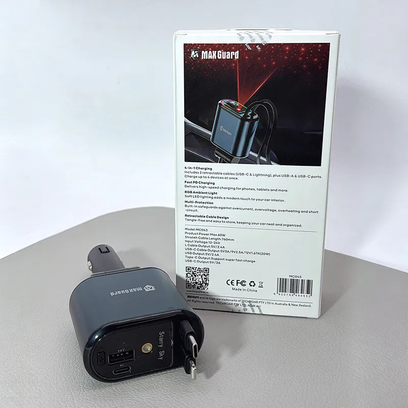 Maxguard MC043 PD 60W Car Charger