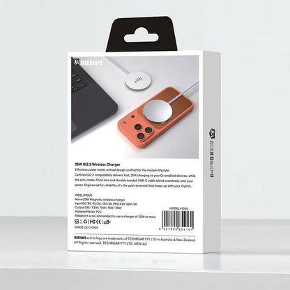 Maxguard MD09 25W Qi2.2 Ultra-thin Magnetic Wireless Charger