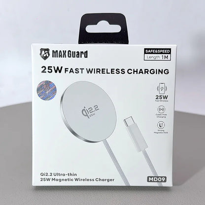 Maxguard MD09 25W Qi2.2 Ultra-thin Magnetic Wireless Charger
