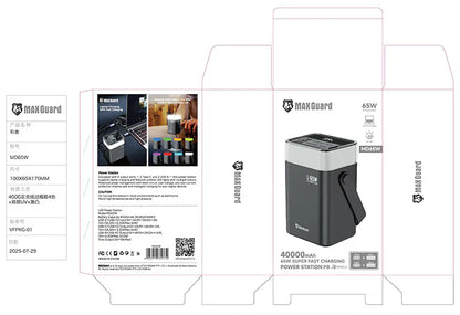 Maxguard MD65W 40000mAh 65W PD Power Station