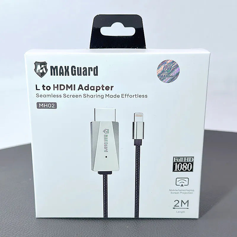 Maxguard MH02 1080P Lightning to HDMI Cable (2m)