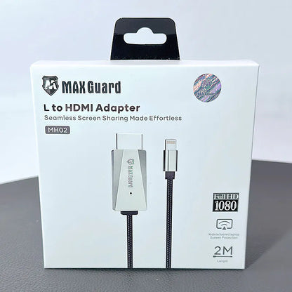 Maxguard MH02 1080P Lightning to HDMI Cable (2m)