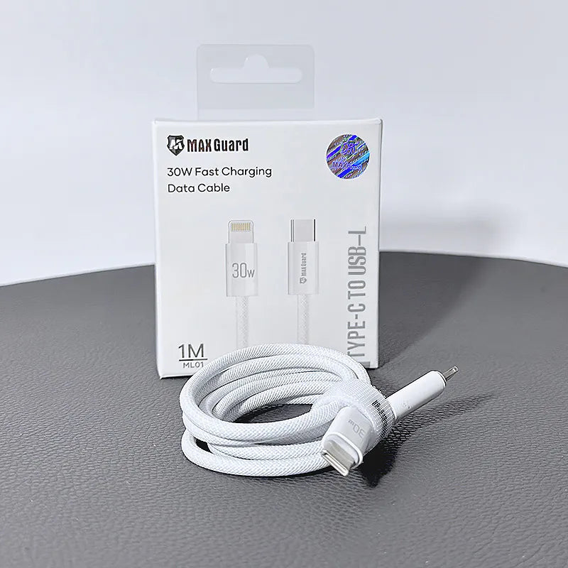 Maxguard ML01 1m 30W Type-C to Lightning Cable