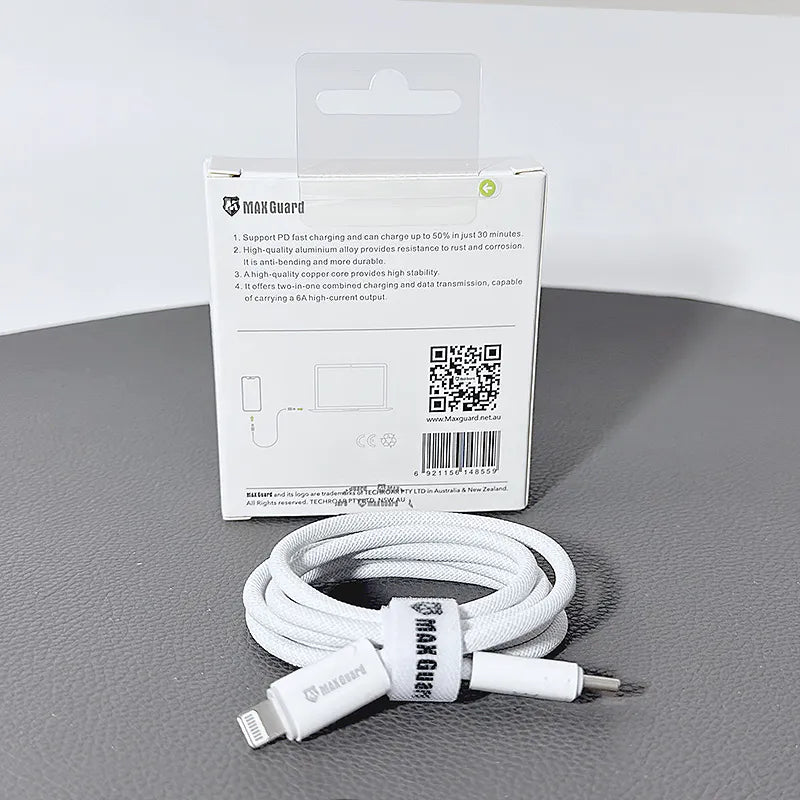 Maxguard ML01 1m 30W Type-C to Lightning Cable