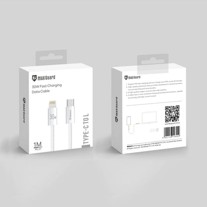 Maxguard ML01 1m 30W Type-C to Lightning Cable