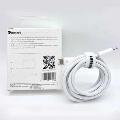 Maxguard ML02 2m 30W Type-C to Lightning Cable