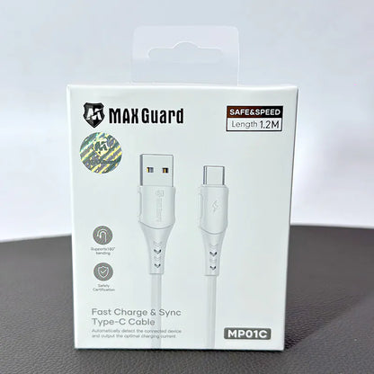 Maxguard MP01C 1.2m USB-A to C Cable
