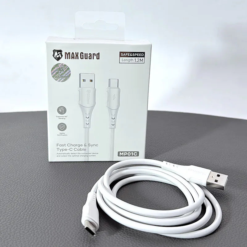 Maxguard MP01C 1.2m USB-A to C Cable