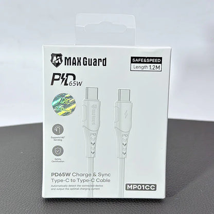 Maxguard MP01CC 1.2m 65W Type-C to C Cable