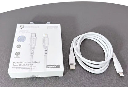 Maxguard MP01CL 1.2m 30W Type-C to Lightning Cable