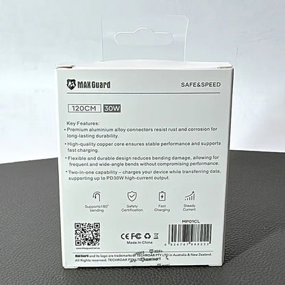 Maxguard MP01CL 1.2m 30W Type-C to Lightning Cable