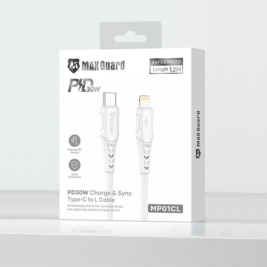 Maxguard MP01CL 1.2m 30W Type-C to Lightning Cable