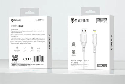 Maxguard MP01L 1.2m USB-A to Lightning Cable