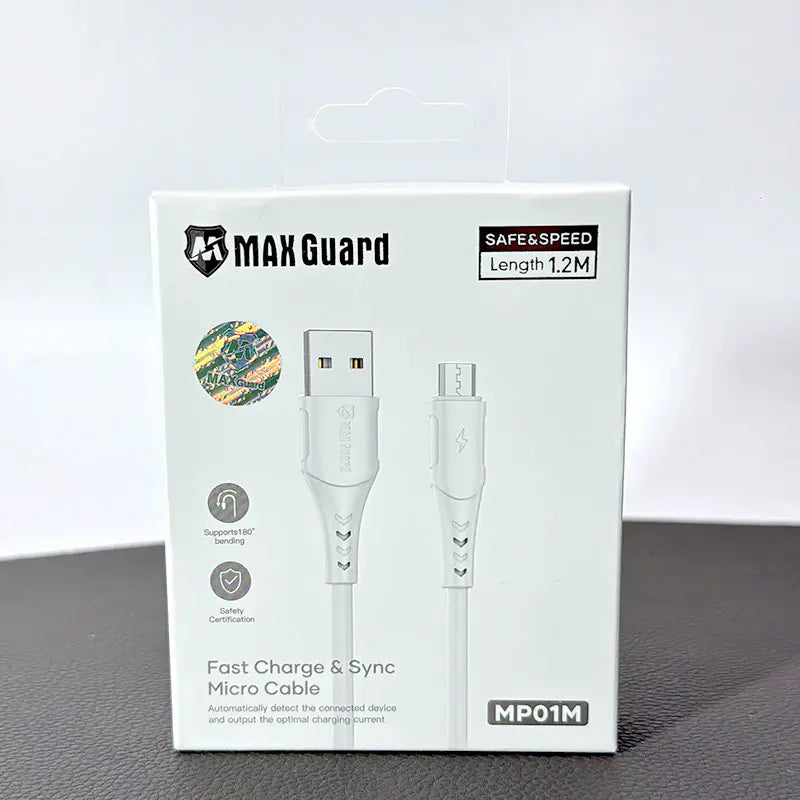 Maxguard MP01M 1.2m USB-A to Micro Cable