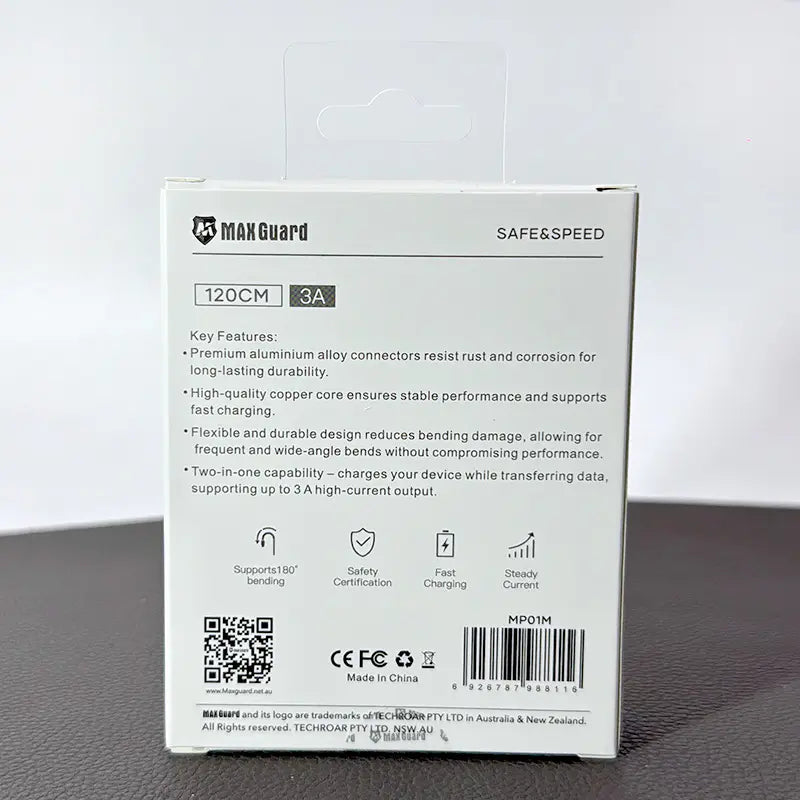 Maxguard MP01M 1.2m USB-A to Micro Cable