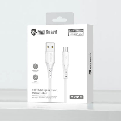 Maxguard MP01M 1.2m USB-A to Micro Cable