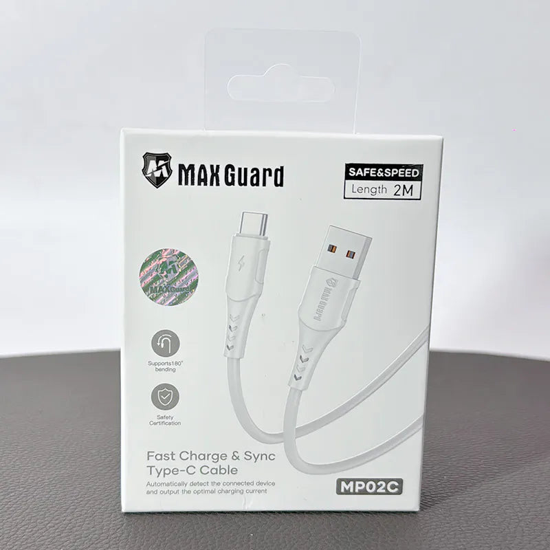 Maxguard MP02C 2m USB-A to C Cable