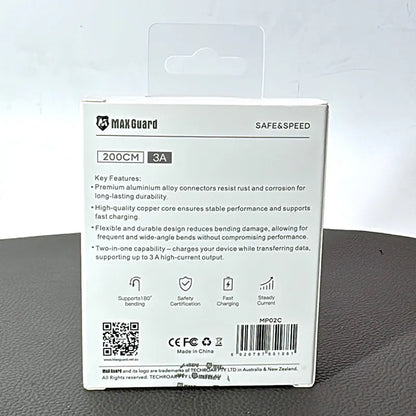 Maxguard MP02C 2m USB-A to C Cable